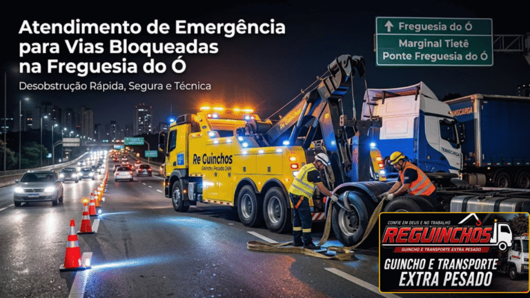 atendimento de emergencia para vias bloqueadas